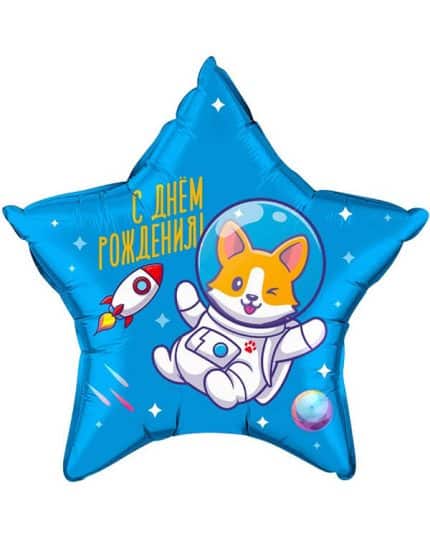 Звезда С Днем Рождения! (корги в космосе)